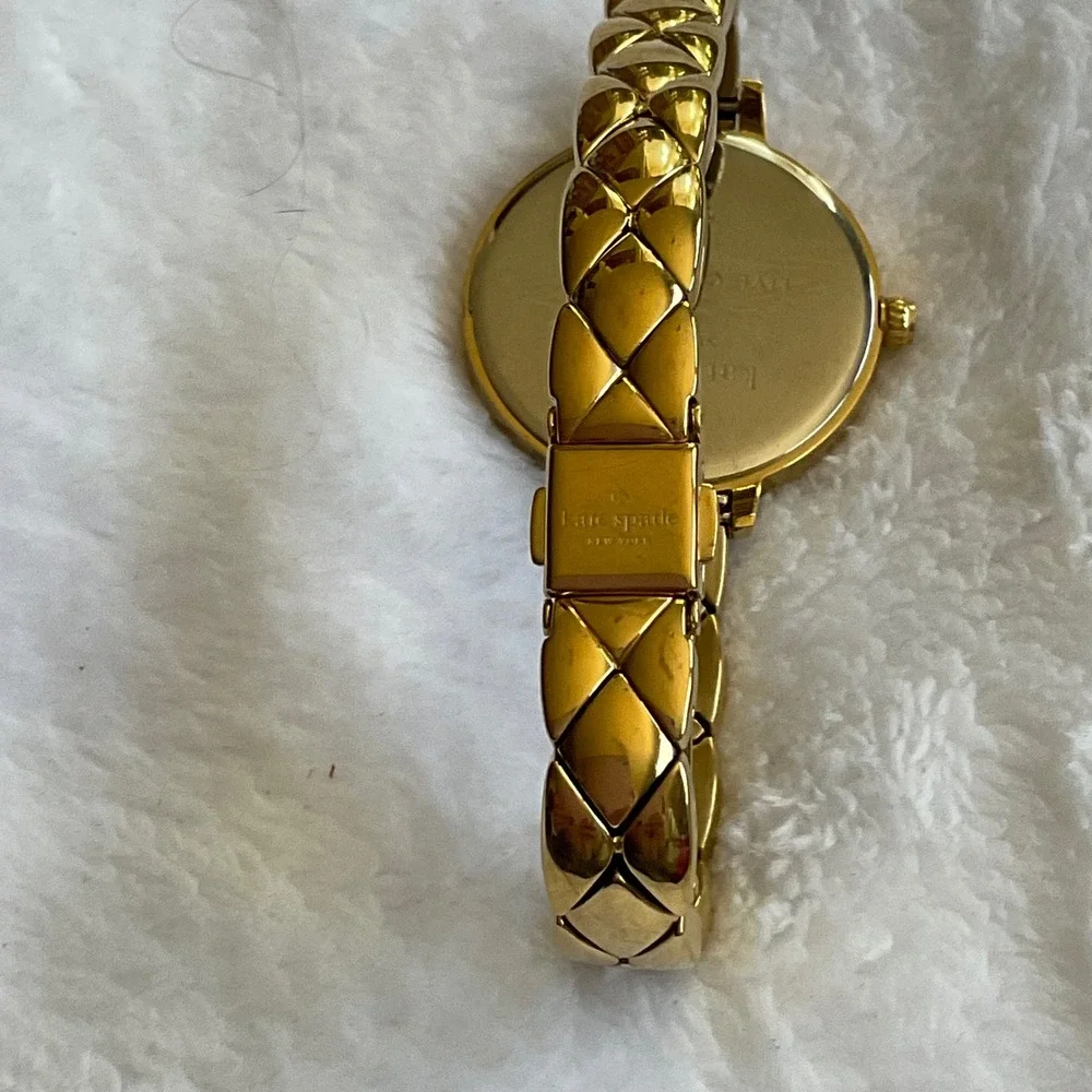 Kate Spade Goldtone Wrist Watch Timepiece KSW1417